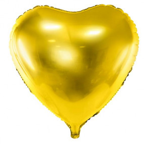 Balão Coração Dourado 46cm